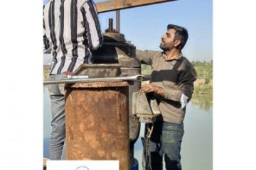 نصب الکتروپمپ‌های جدید در تصفیه‌خانه آب شهید محمدی کلان‌شهر اهواز