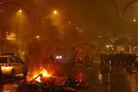 شورش و ناآرامی در بلژیک پس از باخت مقابل مراکش + فیلم